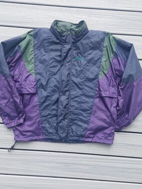 ASICS 90S windbreaker Jacket Men Vintage